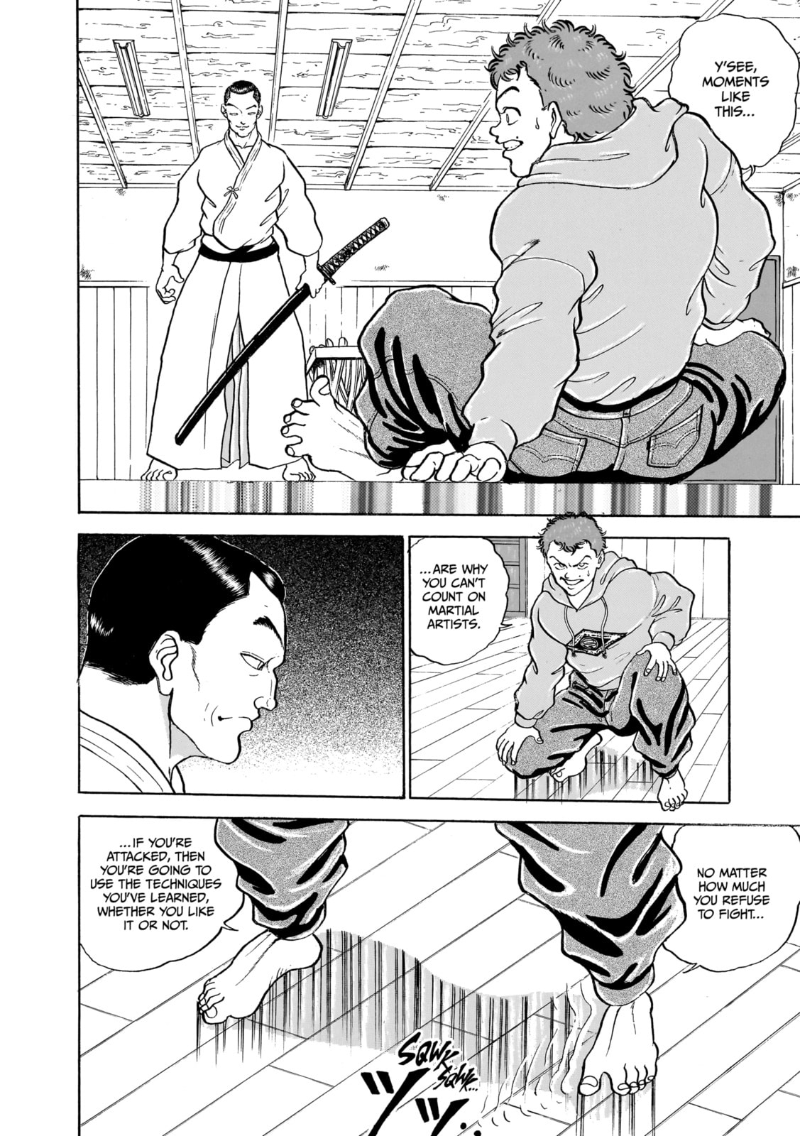 Read Baki the Grappler (Perfect Edition) chapter 155 image 5 on Lezhin