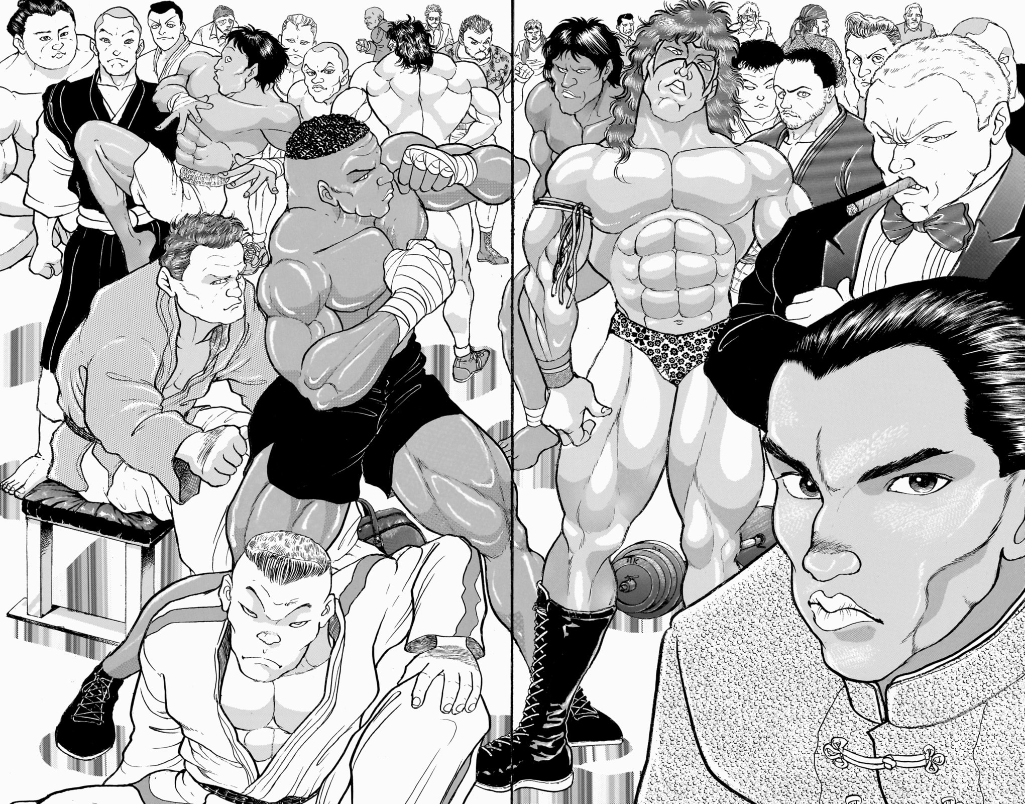 Read Baki the Grappler (Perfect Edition) chapter 185 image 7 on Lezhin