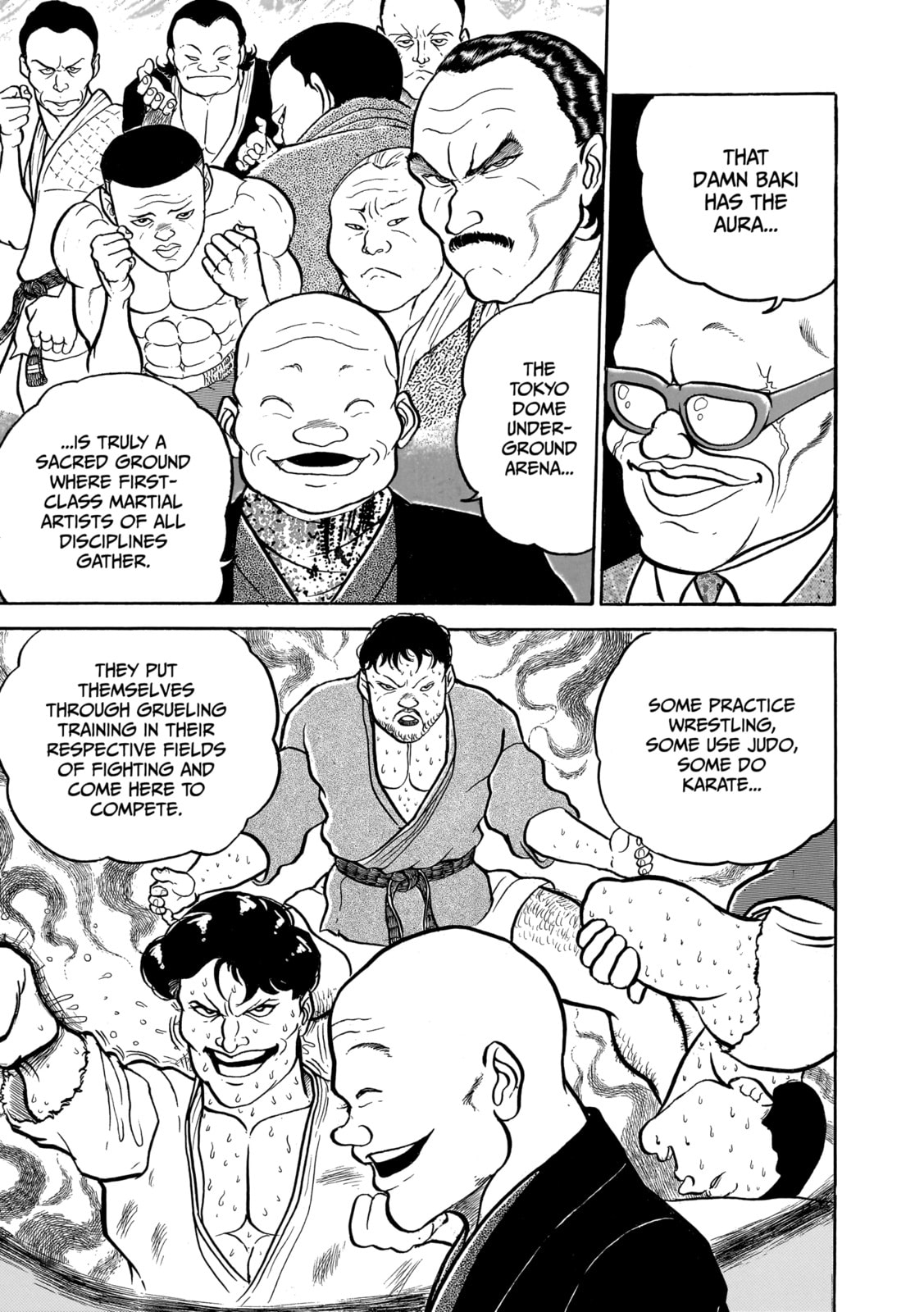 Read Baki the Grappler (Perfect Edition) chapter 19 image 5 on Lezhin