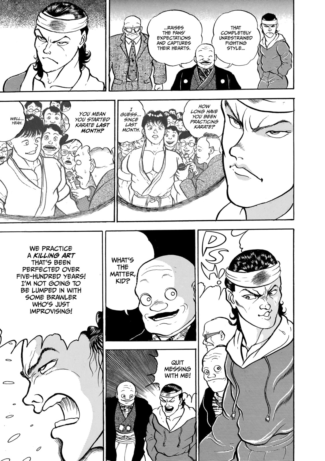 Read Baki the Grappler (Perfect Edition) chapter 19 image 7 on Lezhin