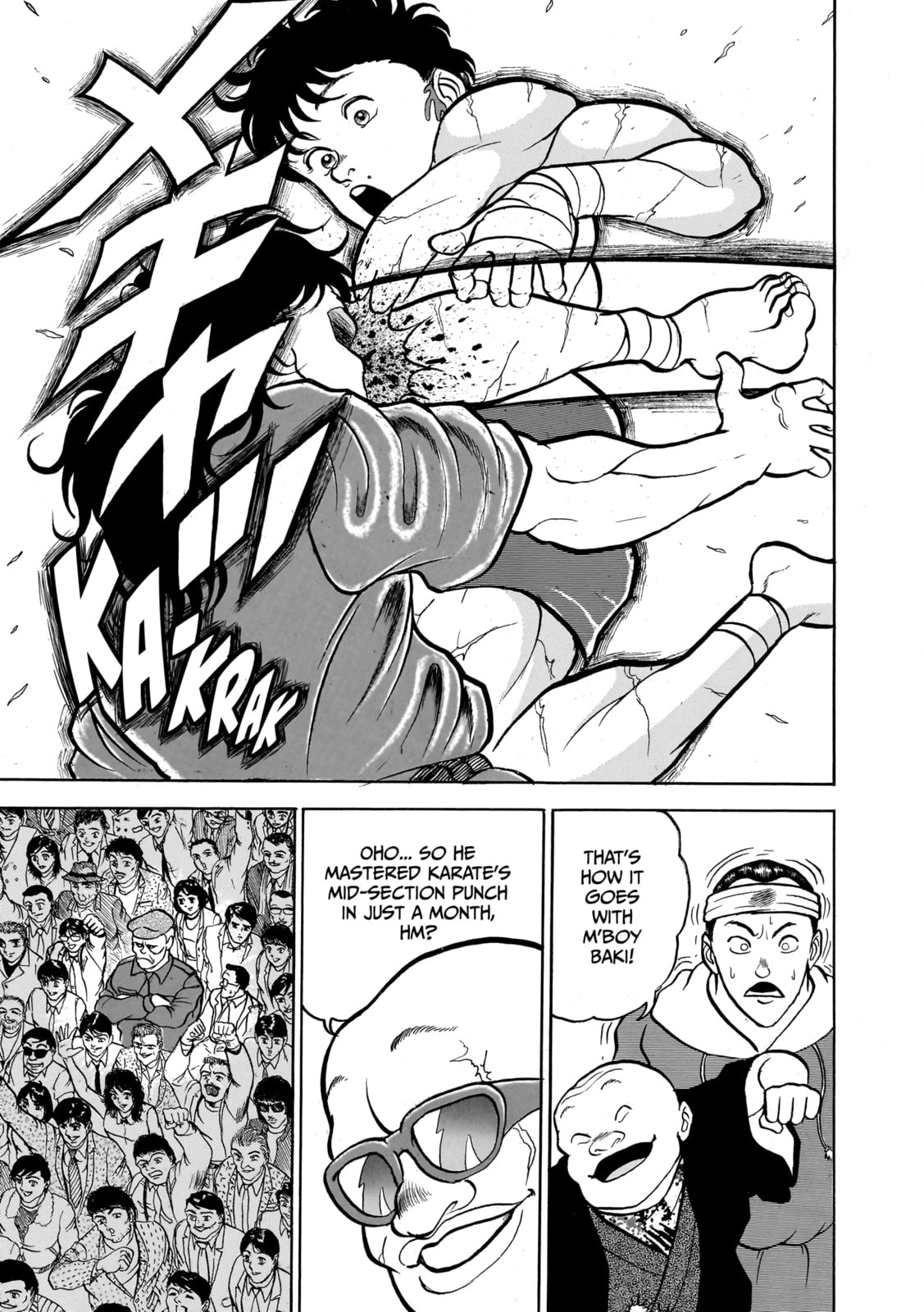 Read Baki the Grappler (Perfect Edition) chapter 21 image 15 on Lezhin