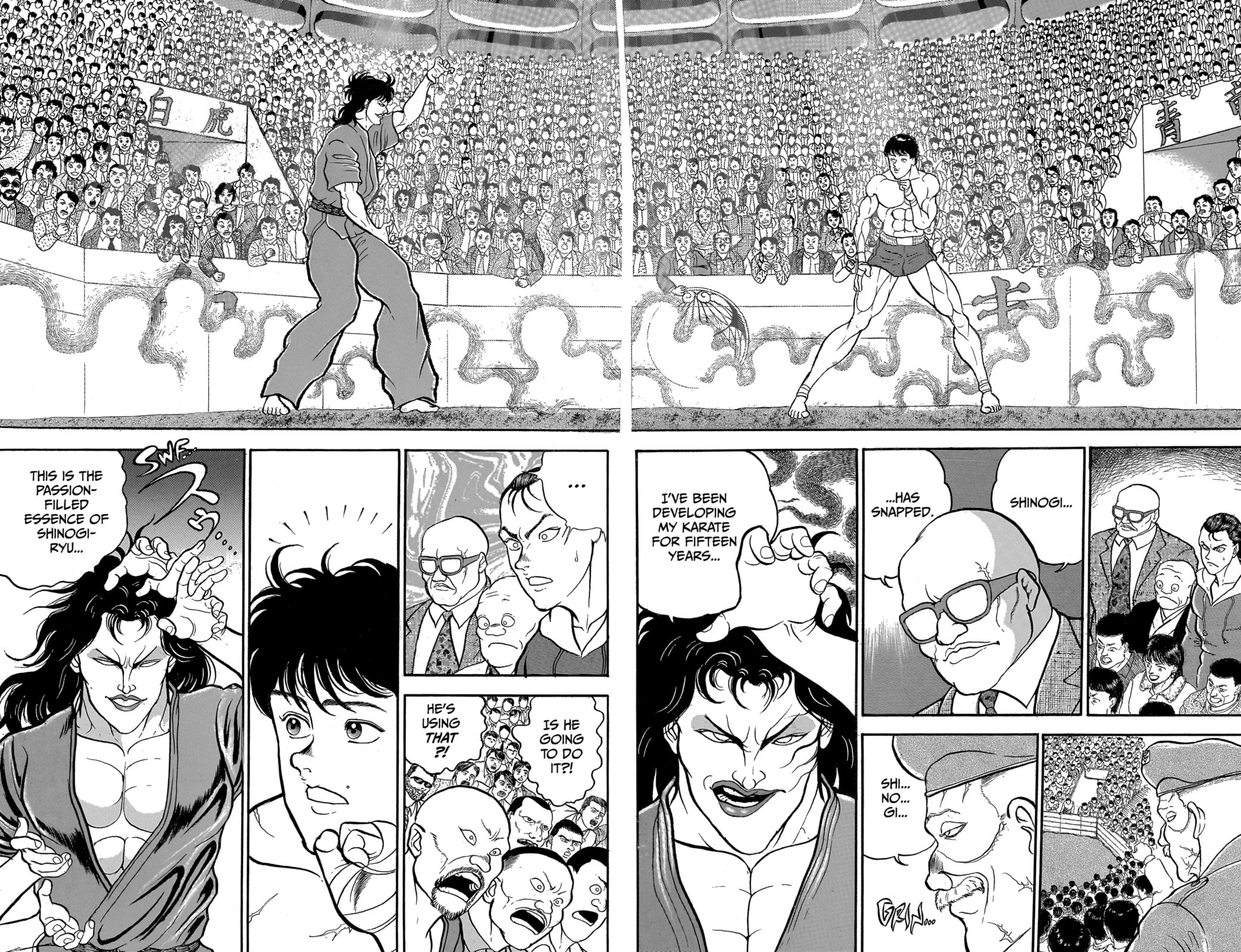 Read Baki the Grappler (Perfect Edition) chapter 24 image 1 on Lezhin