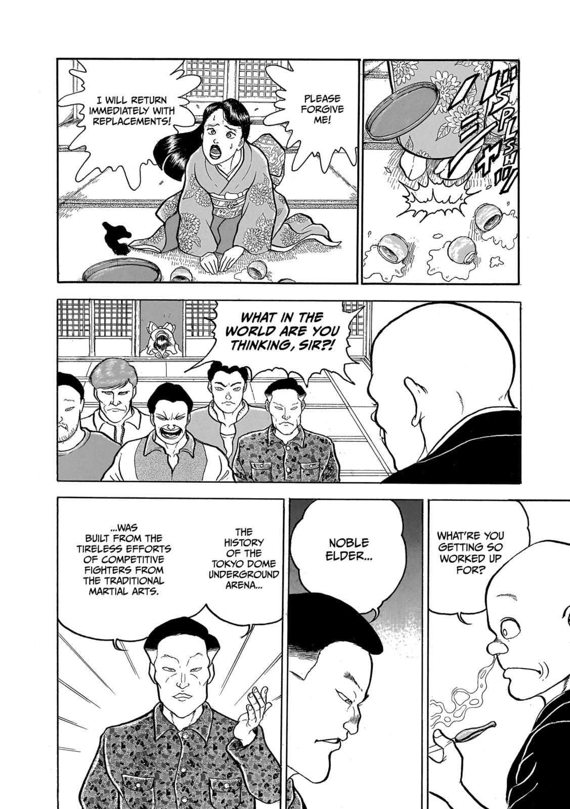 Read Baki the Grappler (Perfect Edition) chapter 28 image 7 on Lezhin