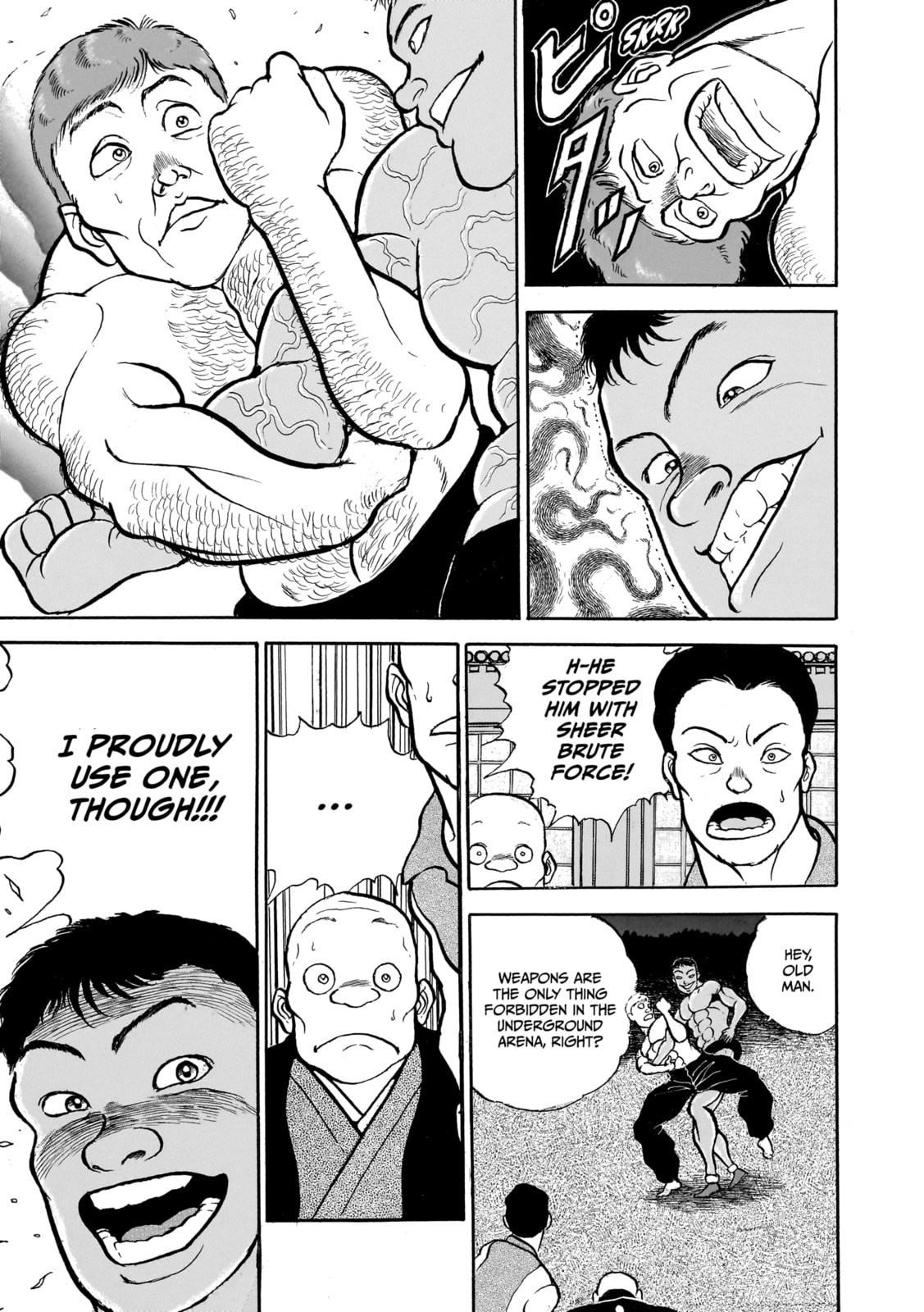 Read Baki the Grappler (Perfect Edition) chapter 29 image 16 on Lezhin