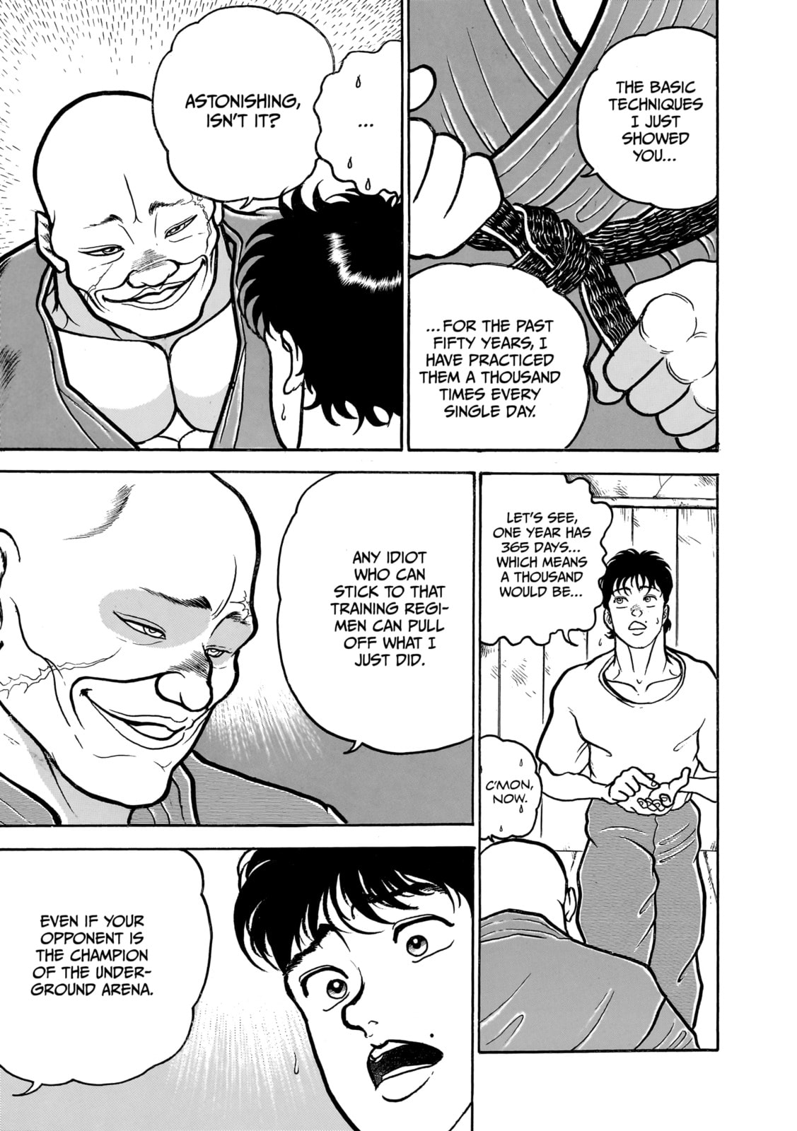 Read Baki the Grappler (Perfect Edition) chapter 48 image 17 on Lezhin