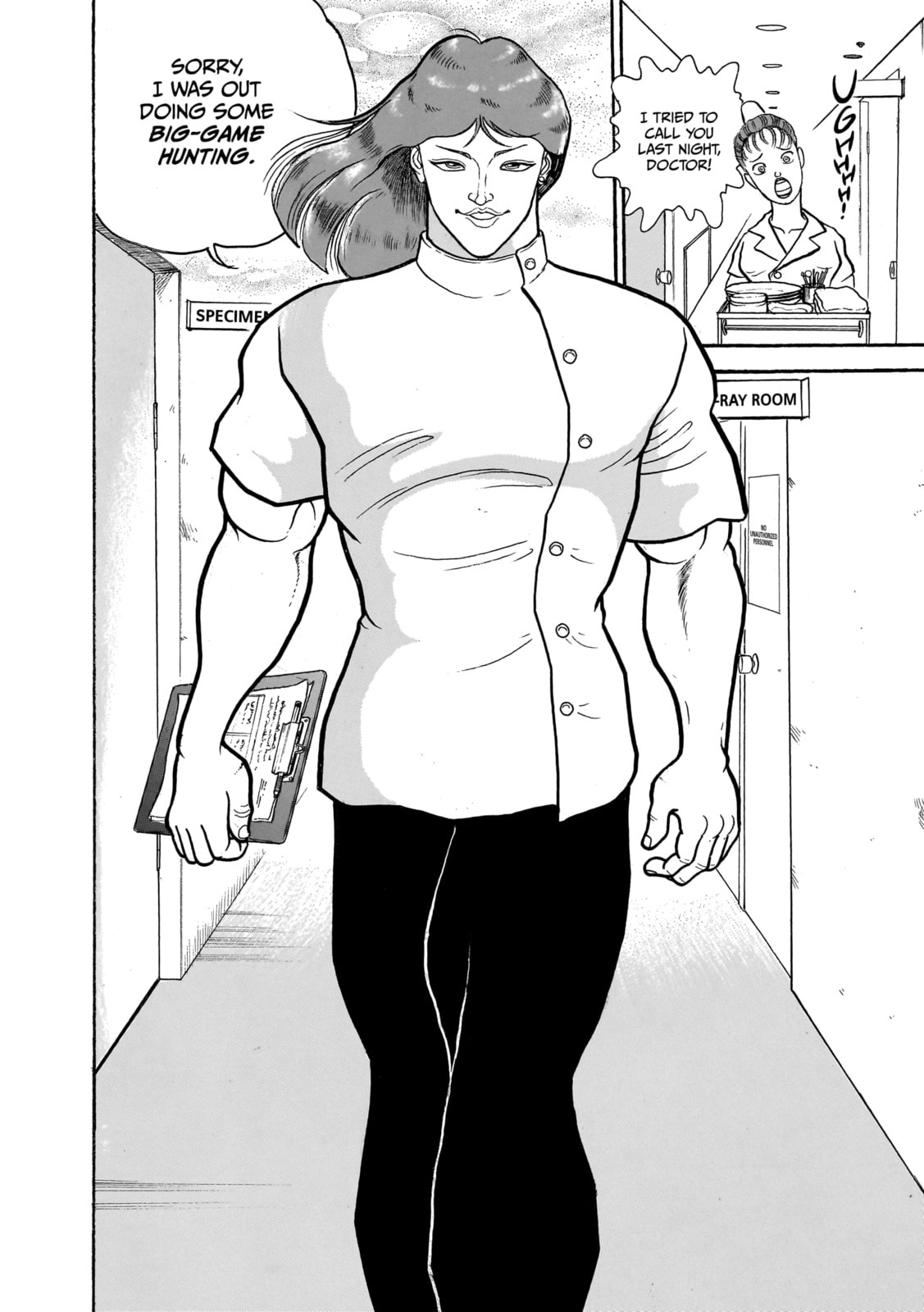 Read Baki the Grappler (Perfect Edition) chapter 53 image 18 on Lezhin