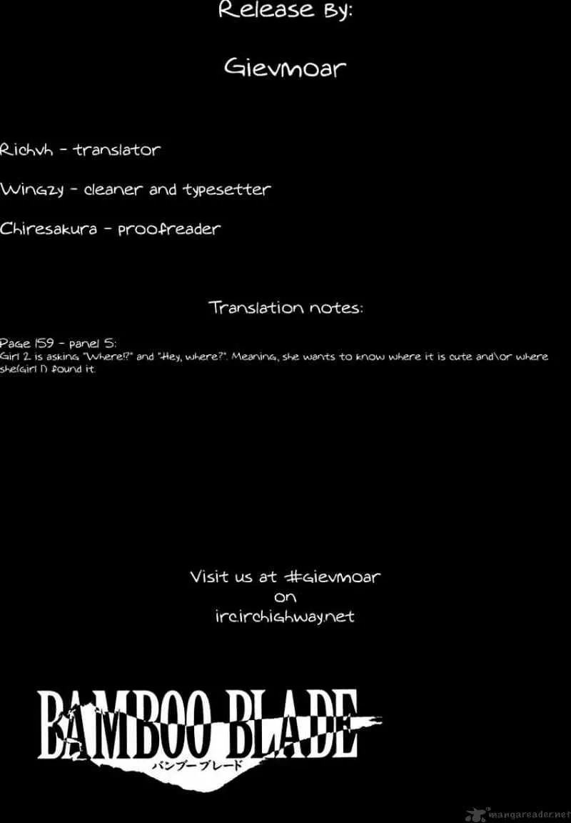 Bamboo Blade Chapter 28 page 21 - 
