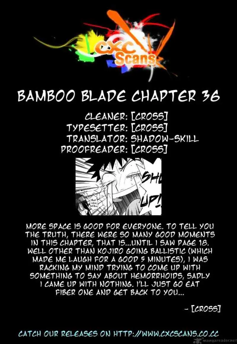 Bamboo Blade Chapter 36 page 22 - 