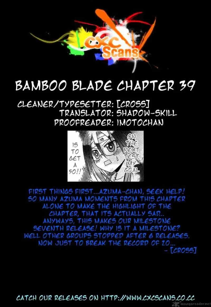 Bamboo Blade Chapter 39 page 23 - 