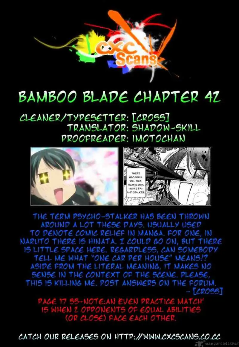 Bamboo Blade Chapter 42 page 24 - 