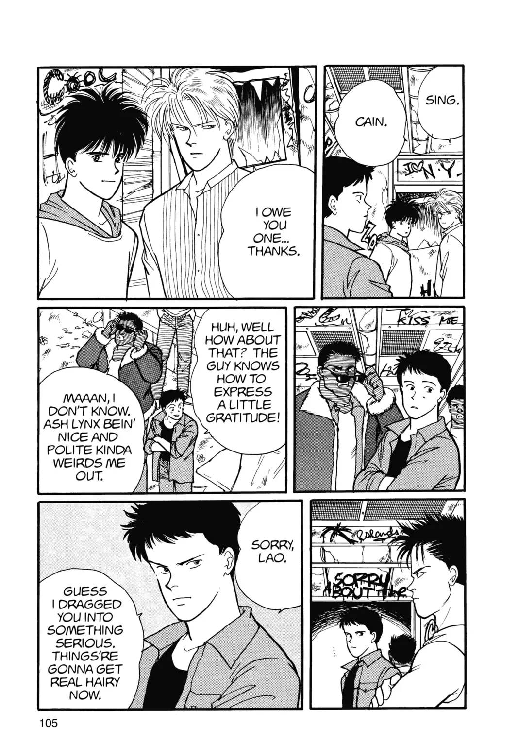 Read Banana Fish chapter 14 image 200 on Lezhin