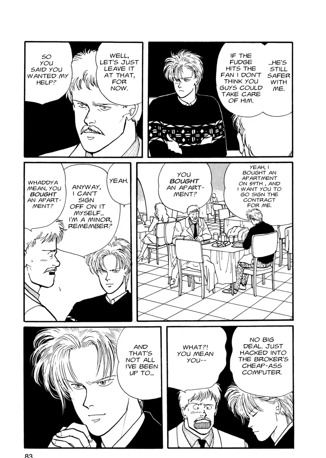 Read Banana Fish chapter 7 image 156 on Lezhin