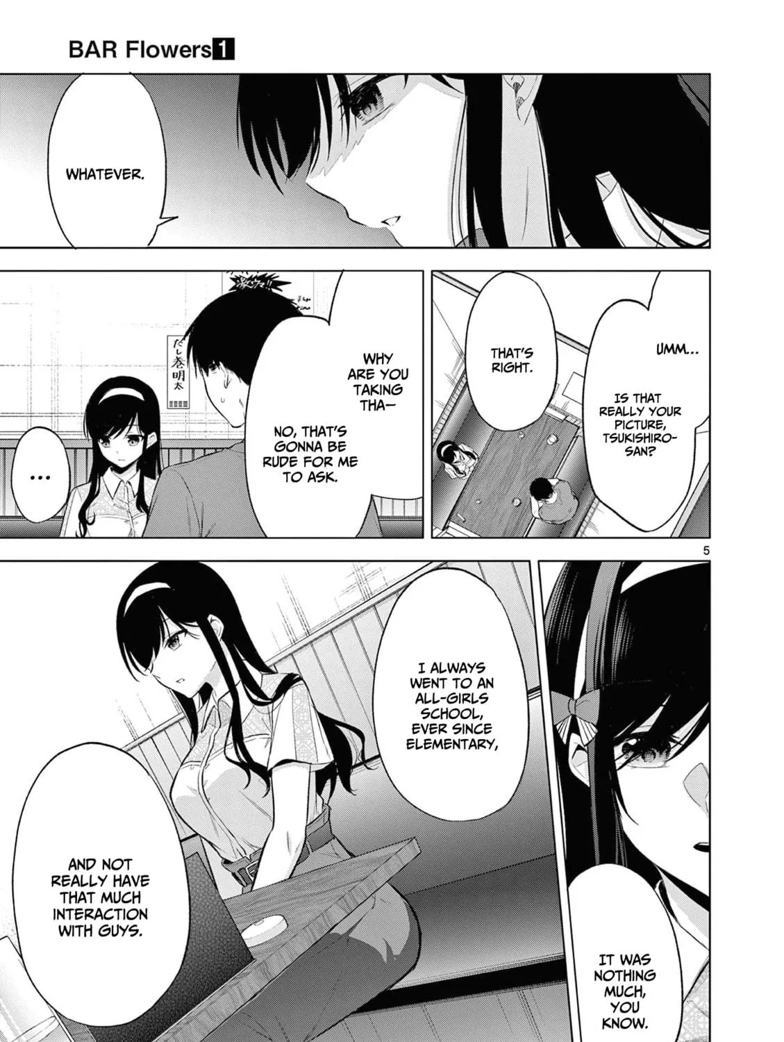 Read Bar Flowers chapter 5 image 9 on Lezhin