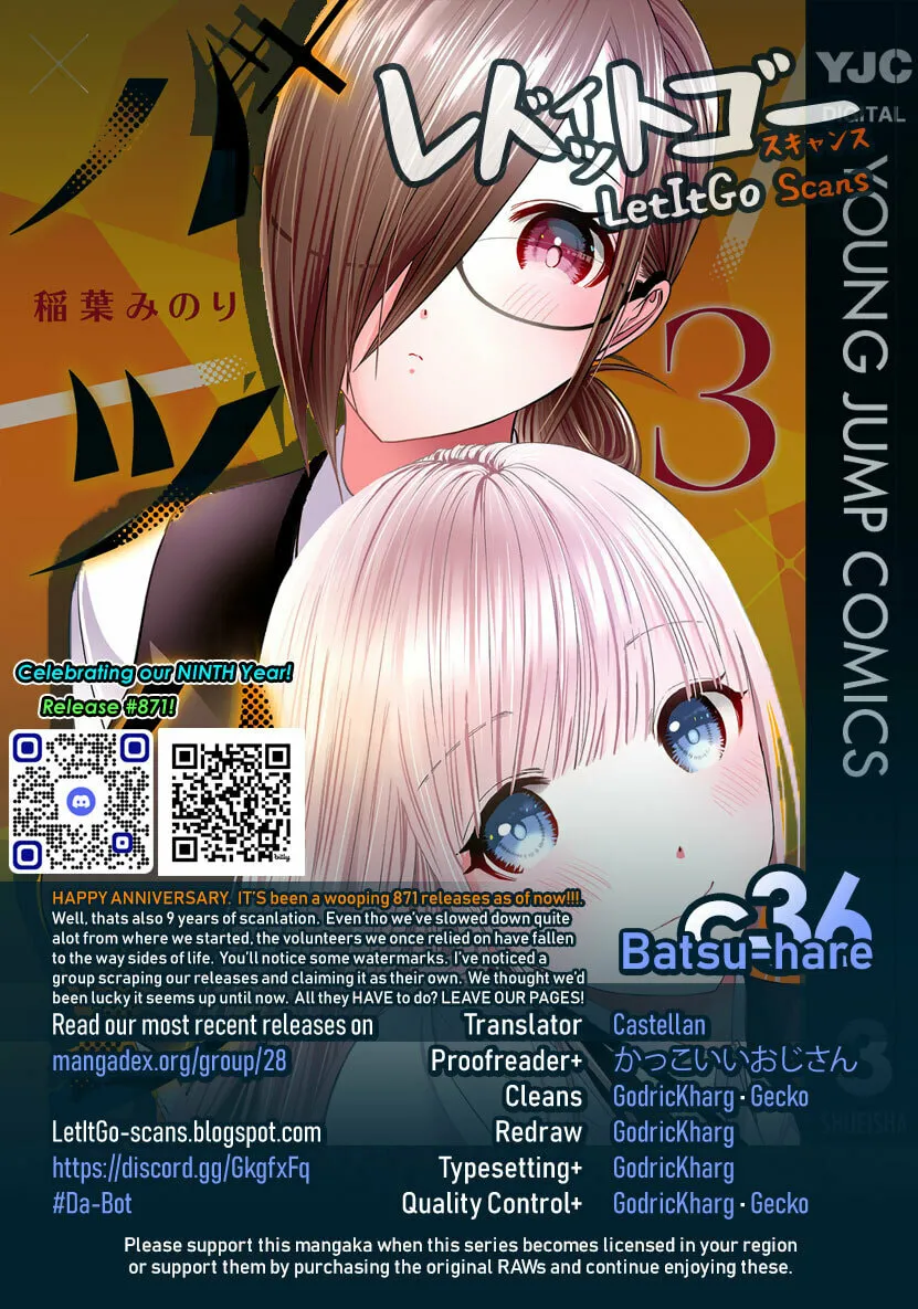Read Batsu-Hare chapter 36 image 0 on Lezhin