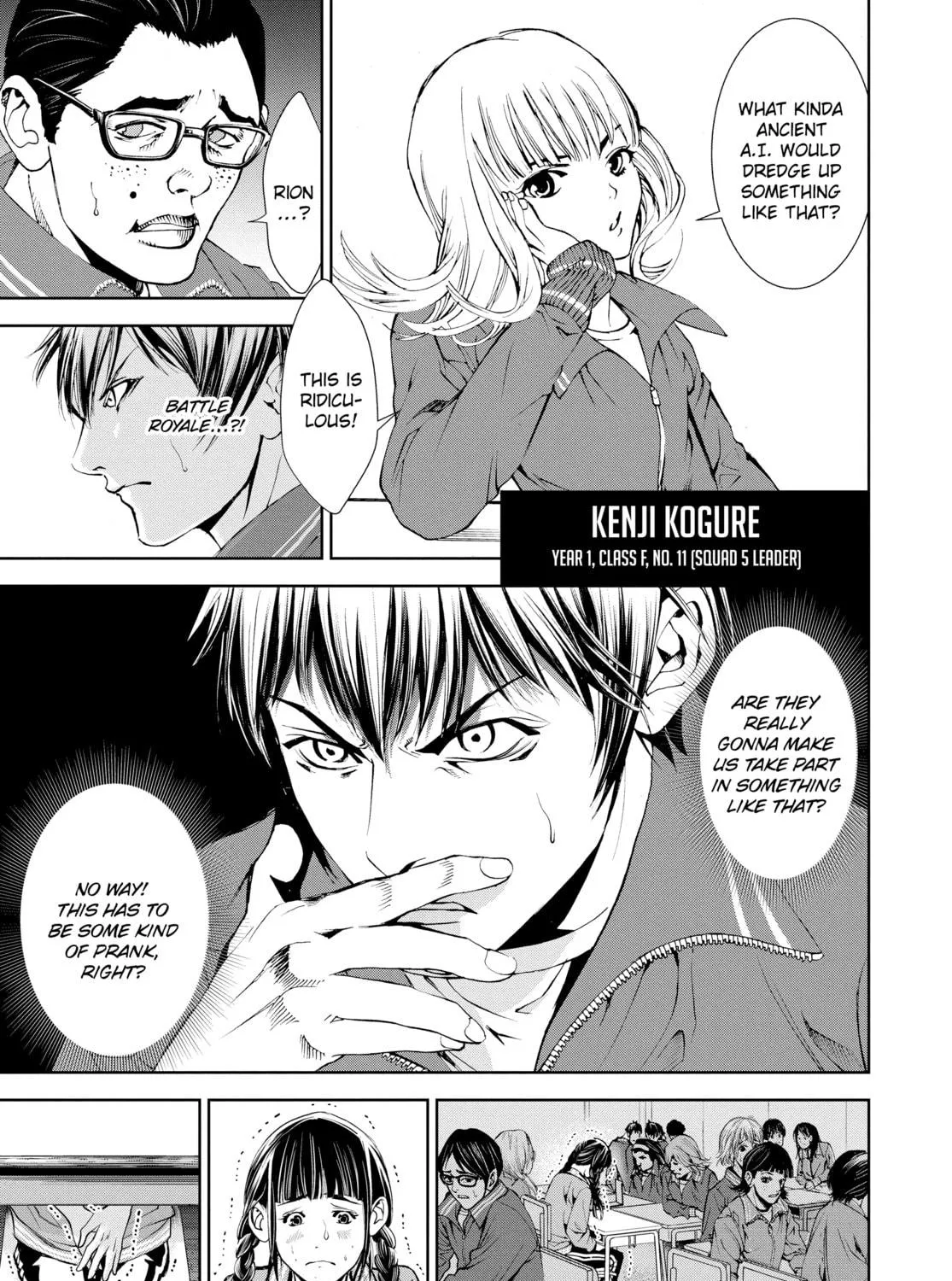 Read Battle Royale 3: Enforces chapter 1 image 100 on Lezhin