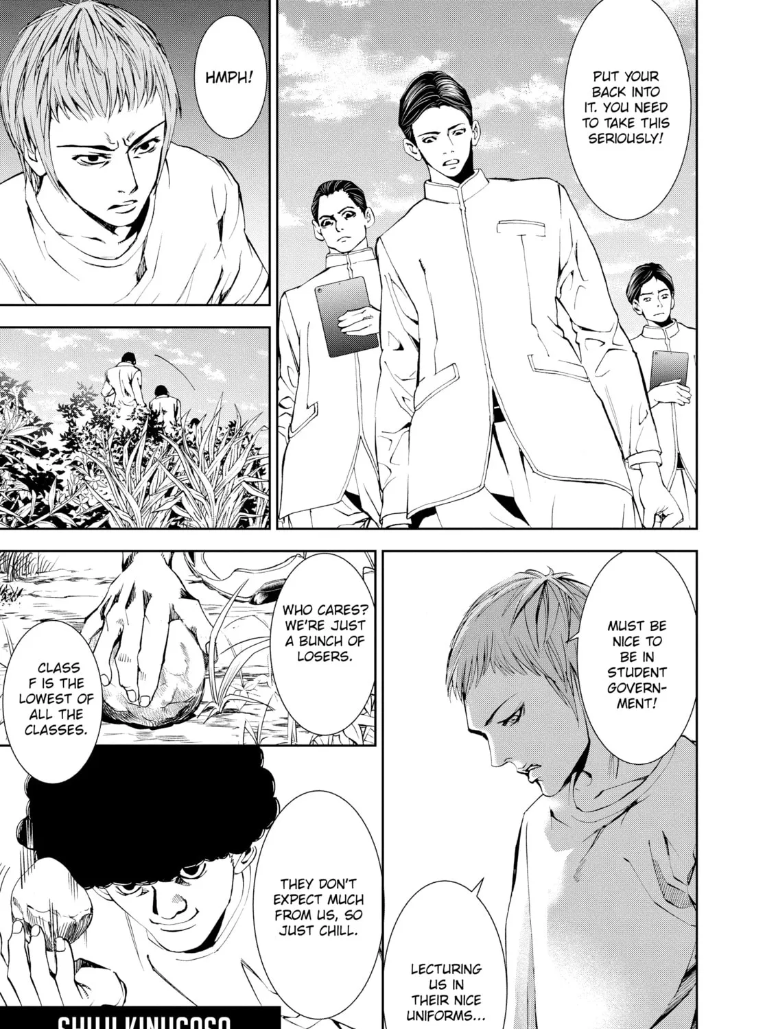 Read Battle Royale 3: Enforces chapter 1 image 12 on Lezhin