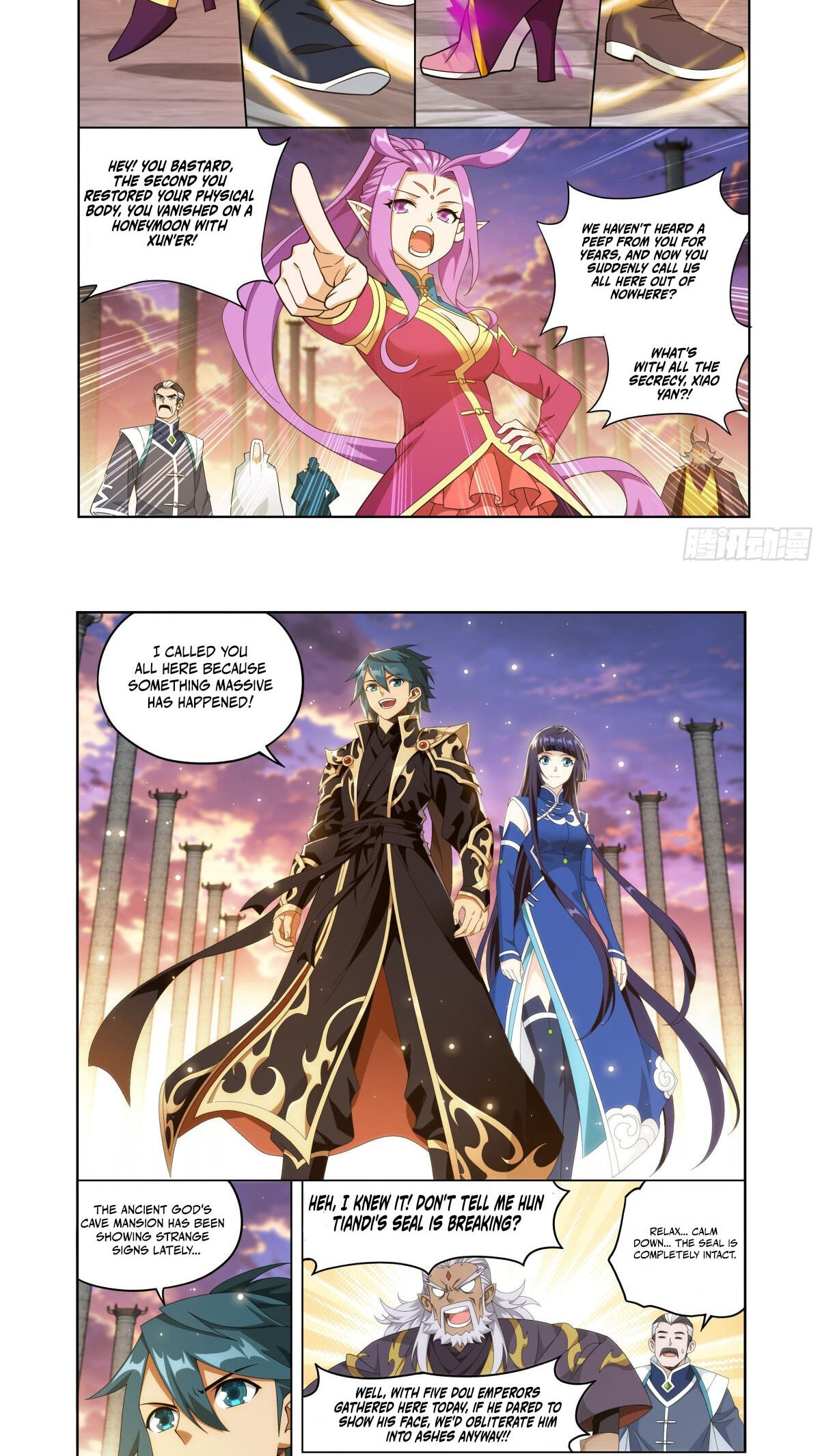Read Battle Through the Heavens (Colored) chapter 521 image 10 on Lezhin