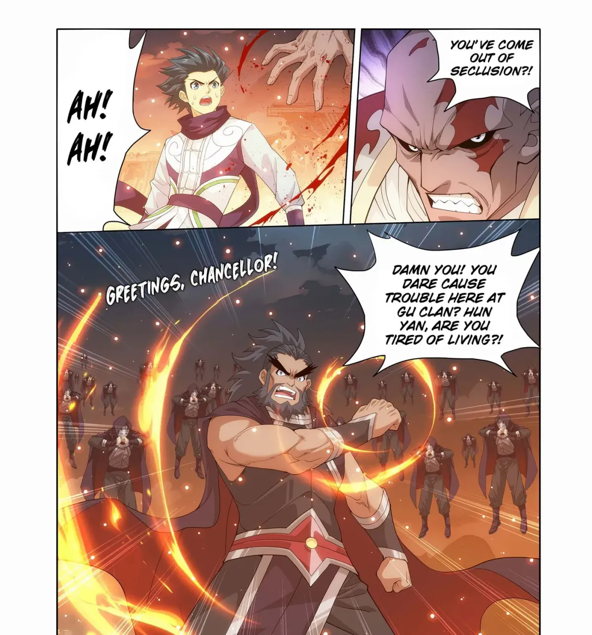 Read Battle Through the Heavens (Colored) chapter 9.1 image 28 on Lezhin