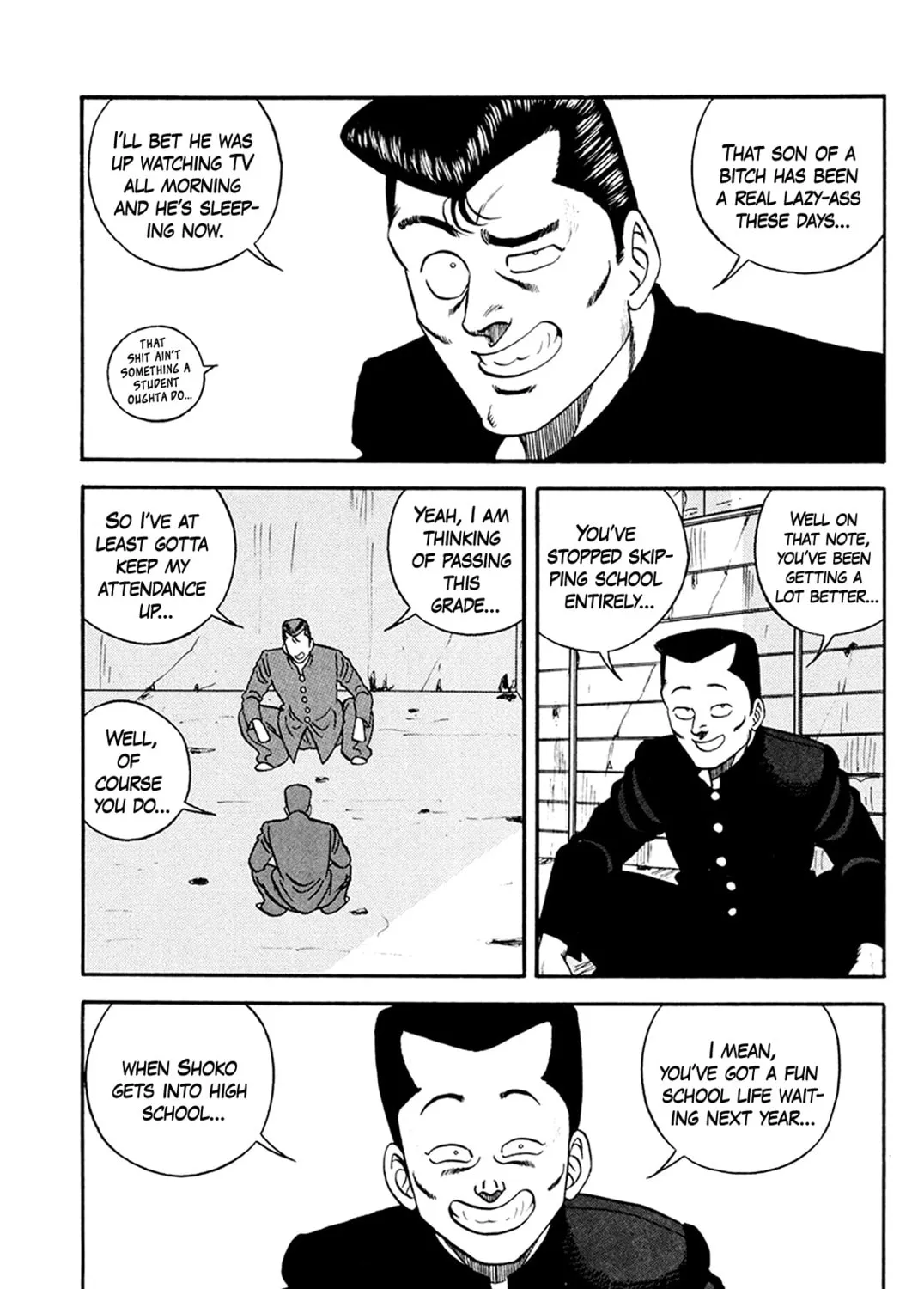 Read Be-bop High School chapter 157 image 12 on Lezhin