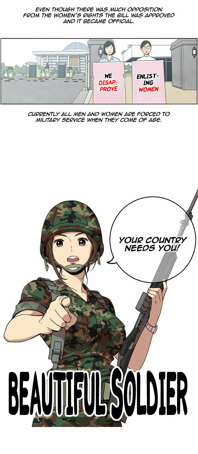 Read Beautiful Gunbari chapter 1 image 2 on Lezhin