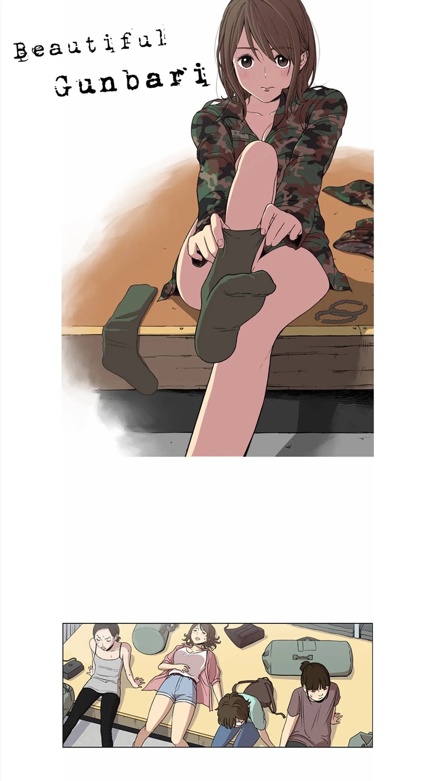 Read Beautiful Gunbari chapter 3 image 2 on Lezhin