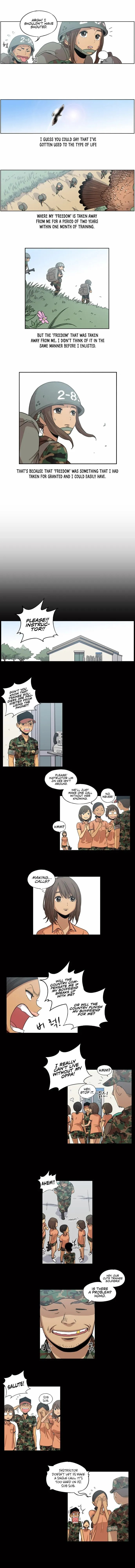 Read Beautiful Gunbari chapter 8 image 2 on Lezhin