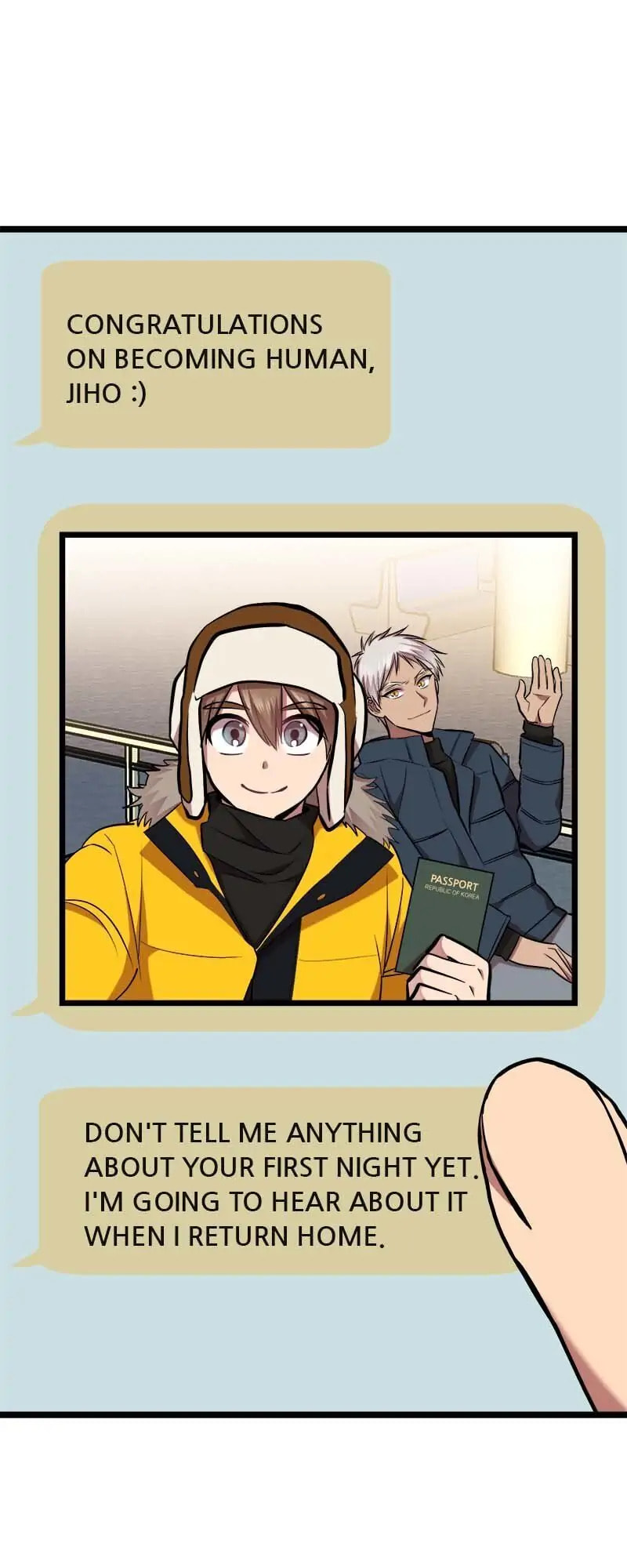 Read Becoming Human! chapter 48 image 14 on Lezhin