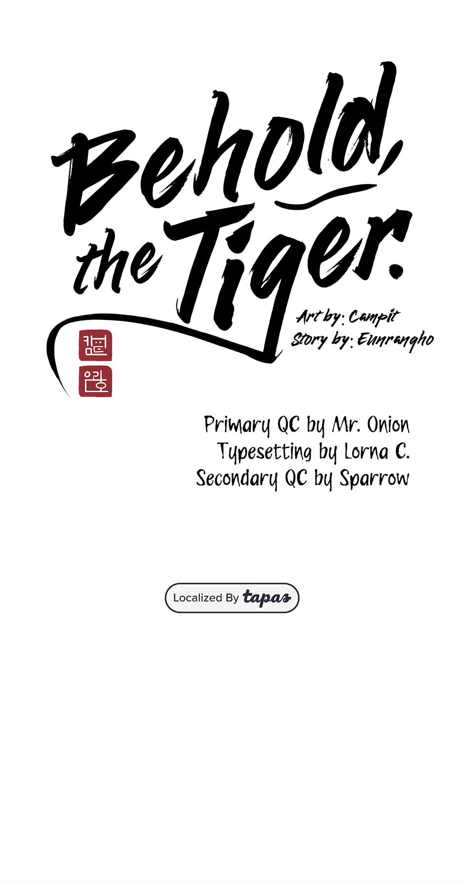 Read Behold, the Tiger chapter 20 image 33 on Lezhin
