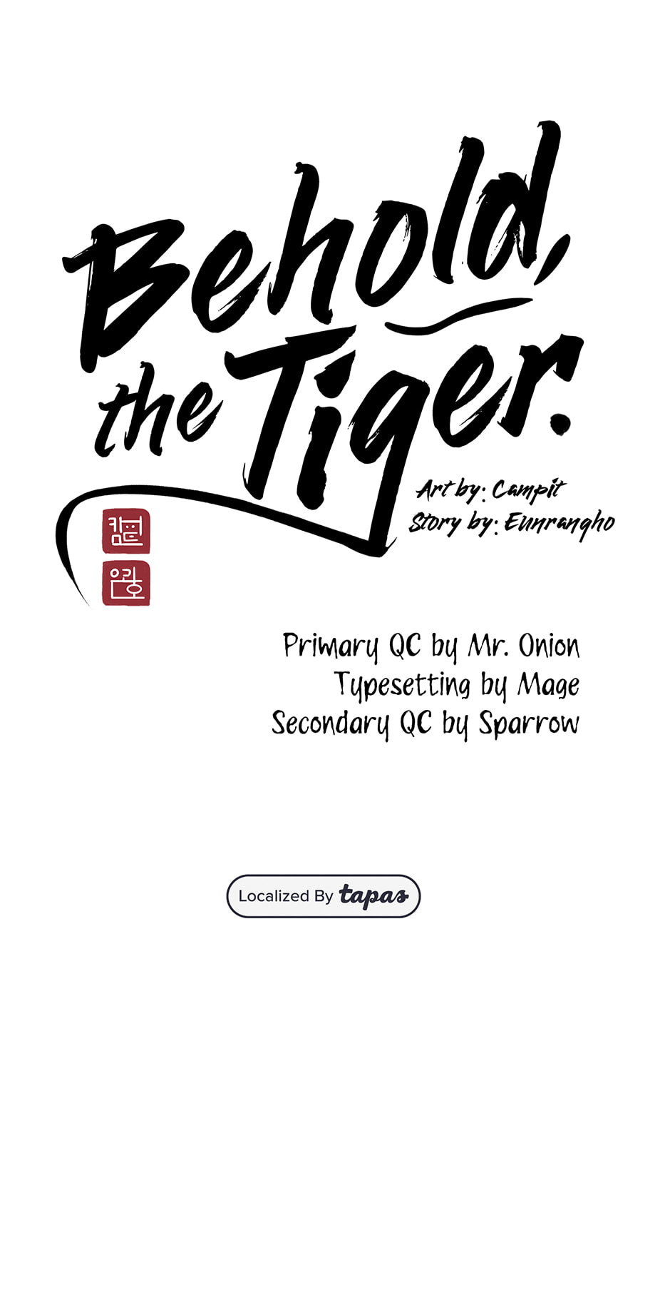 Read Behold, the Tiger chapter 35 image 14 on Lezhin