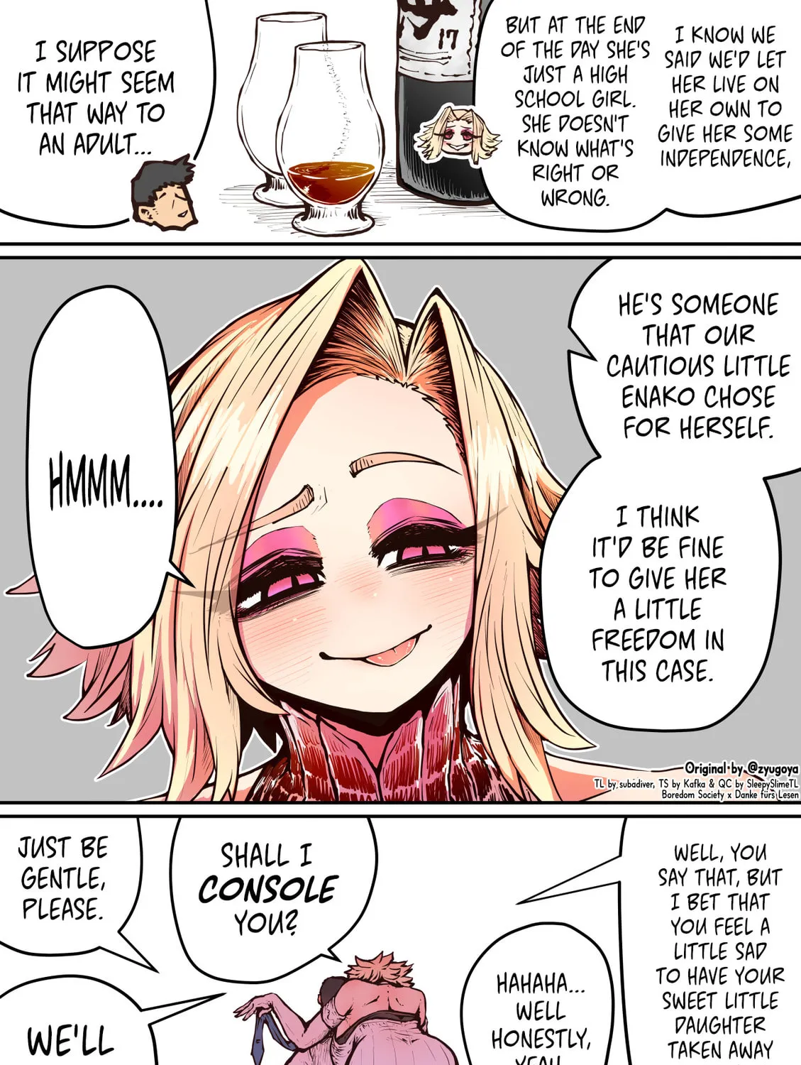 Being Targeted by Hyena-chan (Colored) Chapter 34 page 3 - 