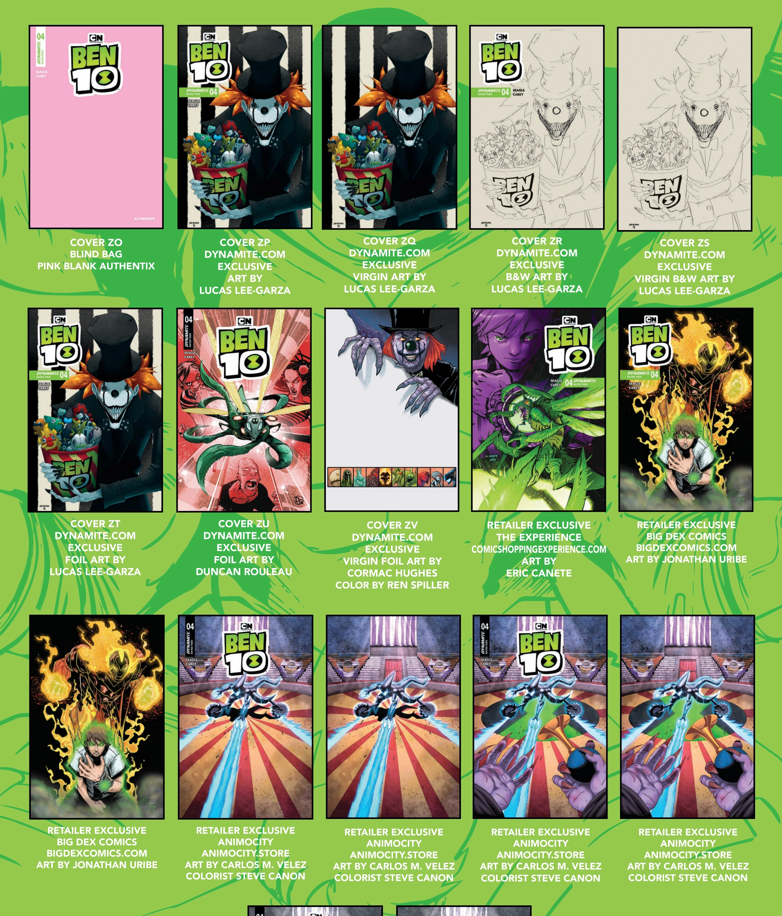 Read Ben 10 chapter 4 image 58 on Lezhin