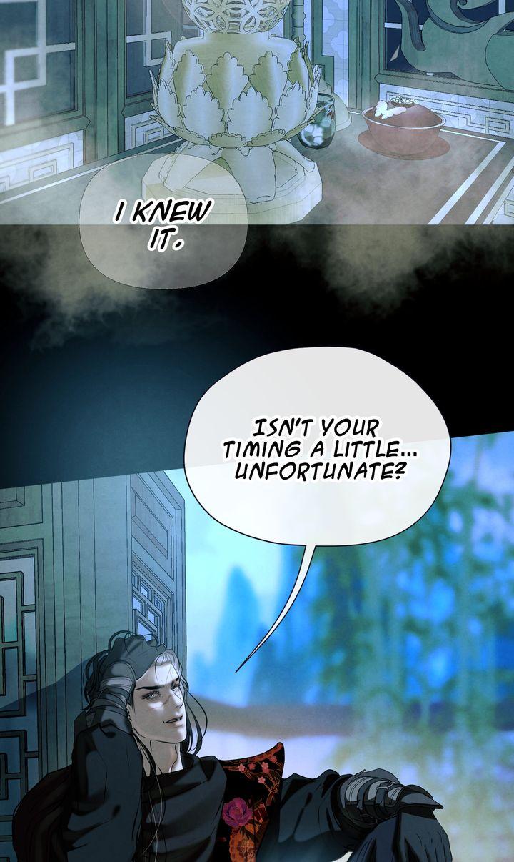 Read Beneath the Fallen Bloom chapter 22 image 35 on Lezhin
