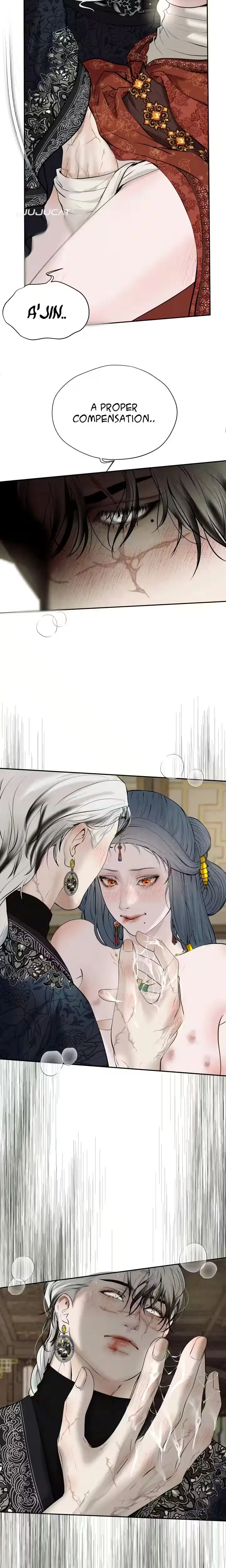 Read Beneath the Fallen Bloom chapter 32 image 8 on Lezhin