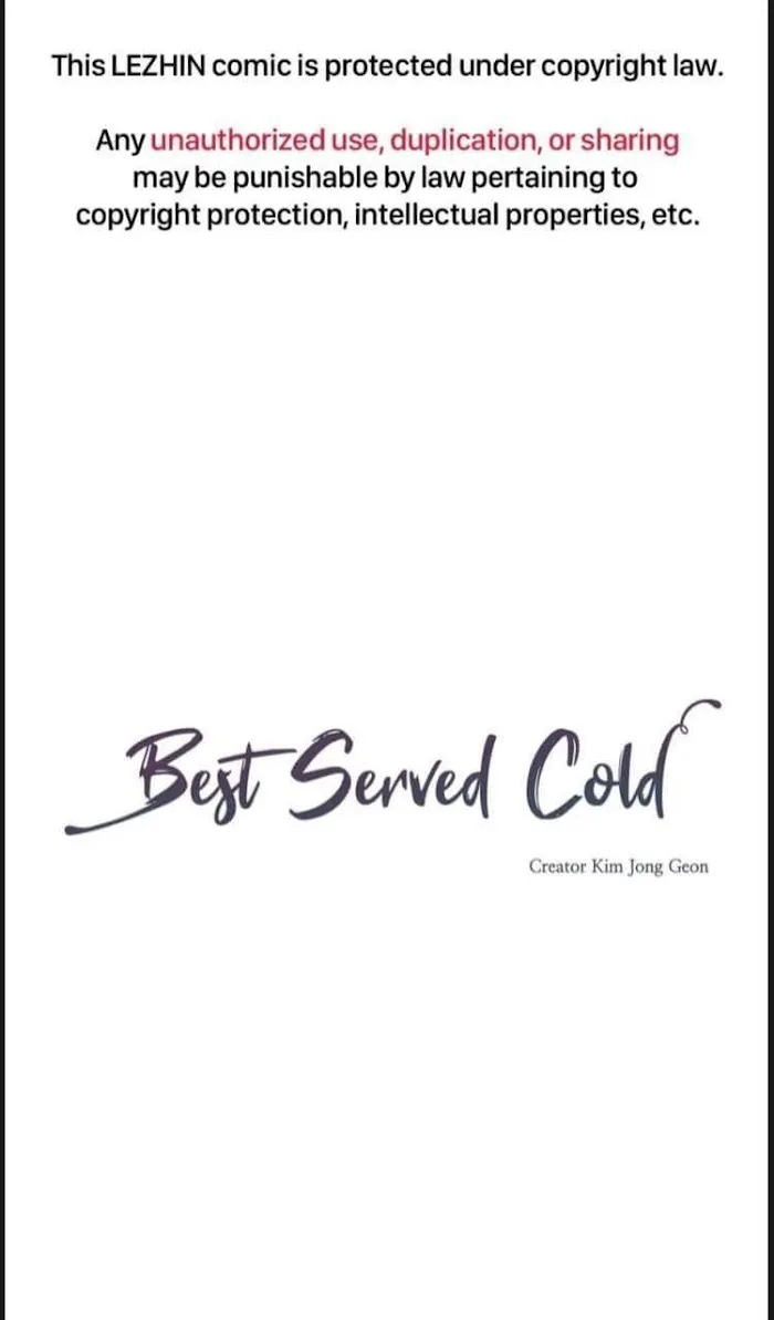 Read Best Served Cold chapter 21 image 1 on Lezhin