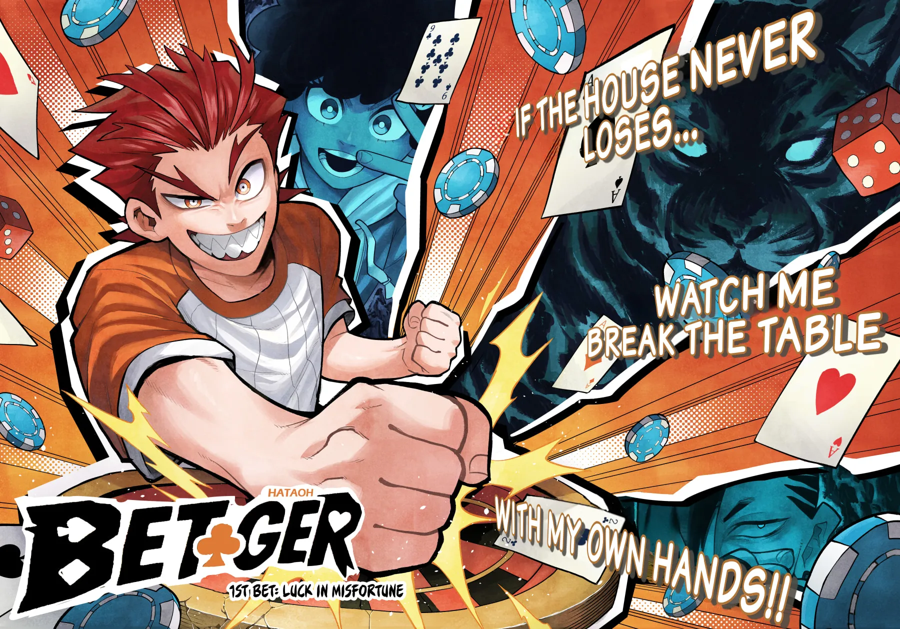 Read Bet♧ger chapter 1 image 2 on Lezhin