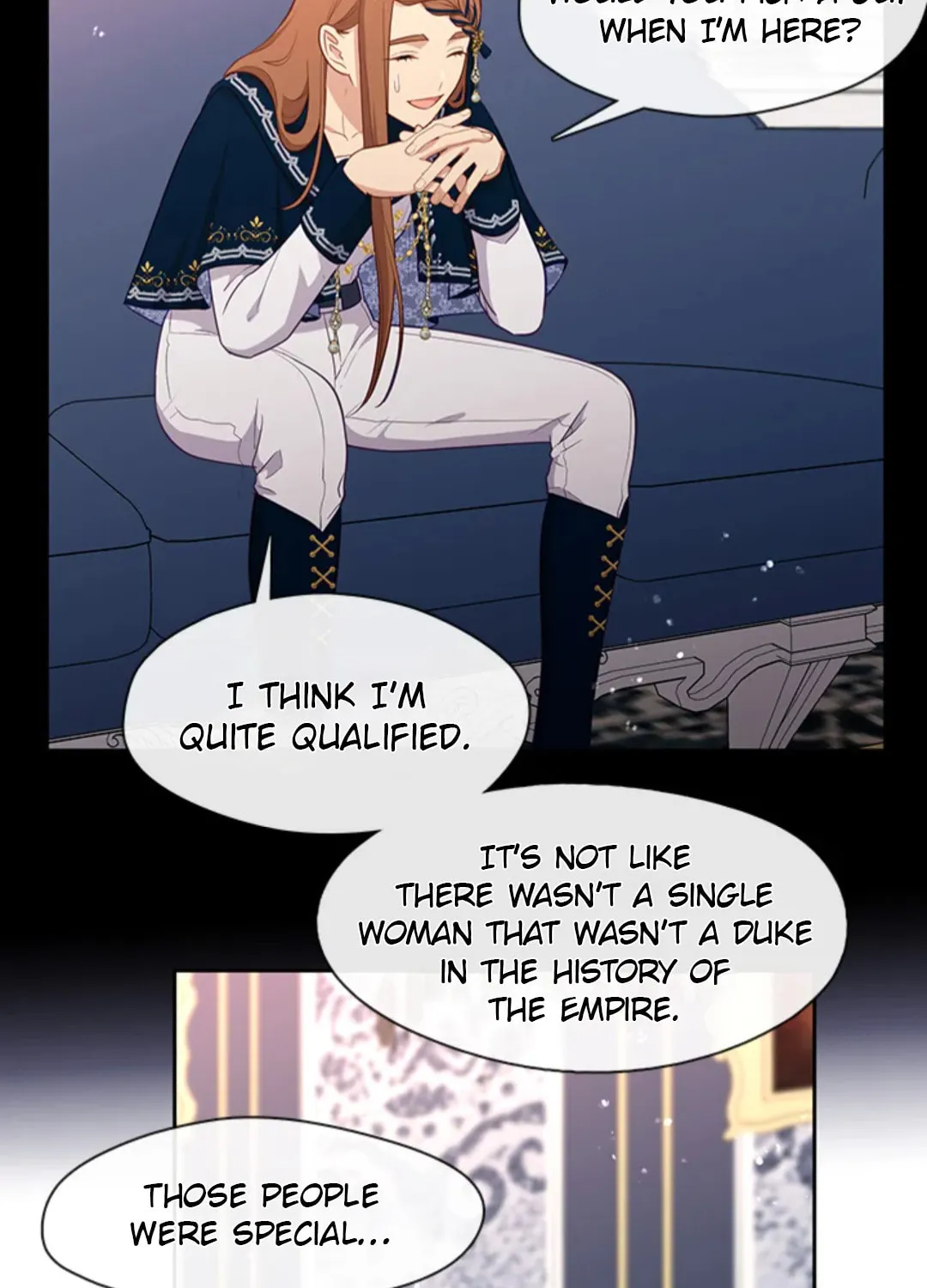 Read Beware the Villainess! chapter 91 image 18 on Lezhin