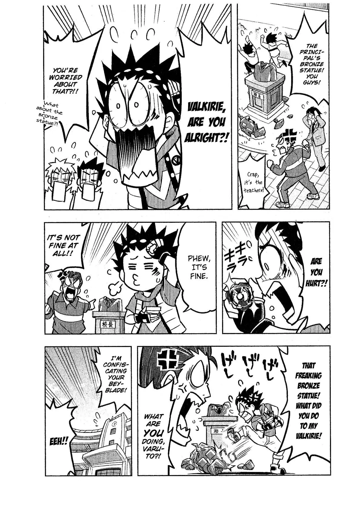Read Beyblade Burst chapter 1 image 4 on Lezhin