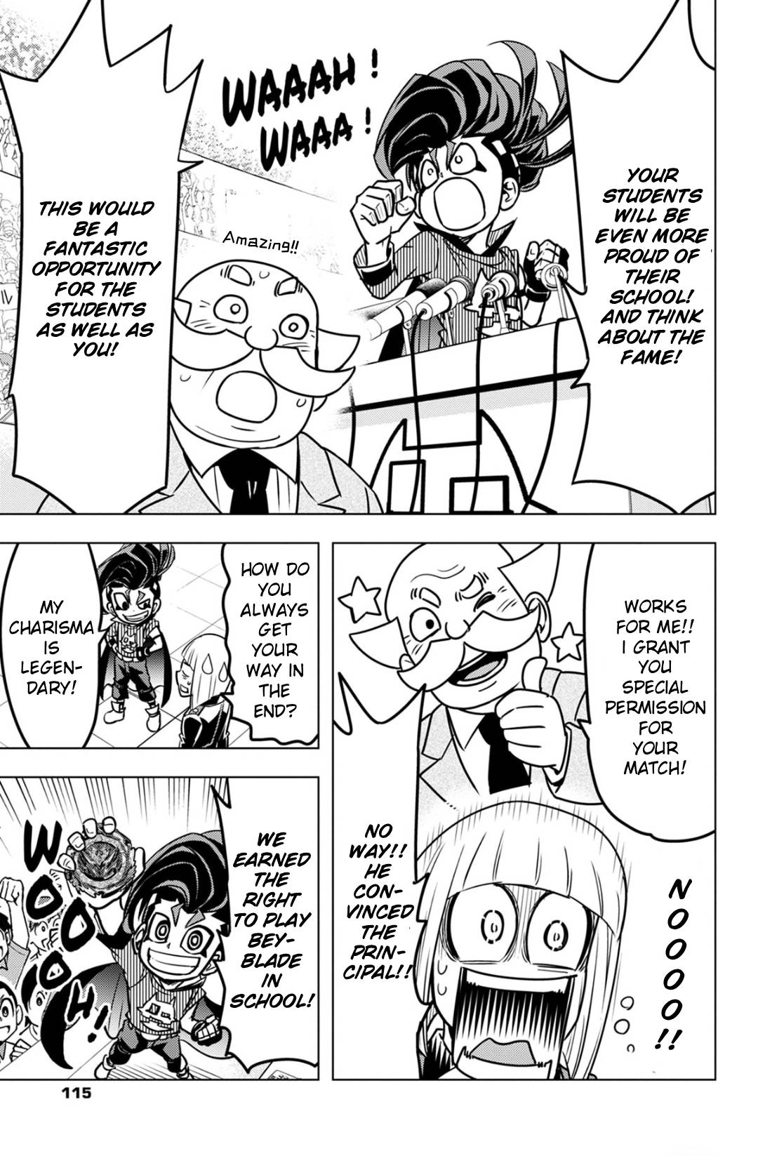 Read Beyblade Burst chapter 103 image 15 on Lezhin