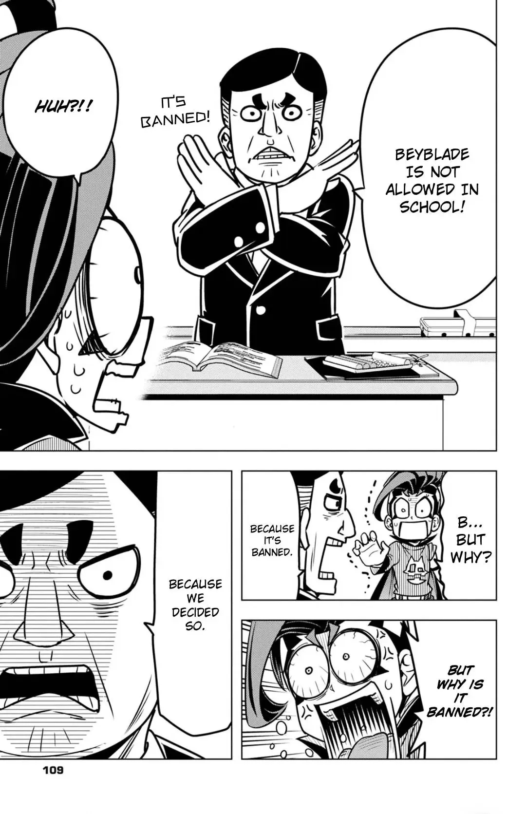 Read Beyblade Burst chapter 103 image 9 on Lezhin