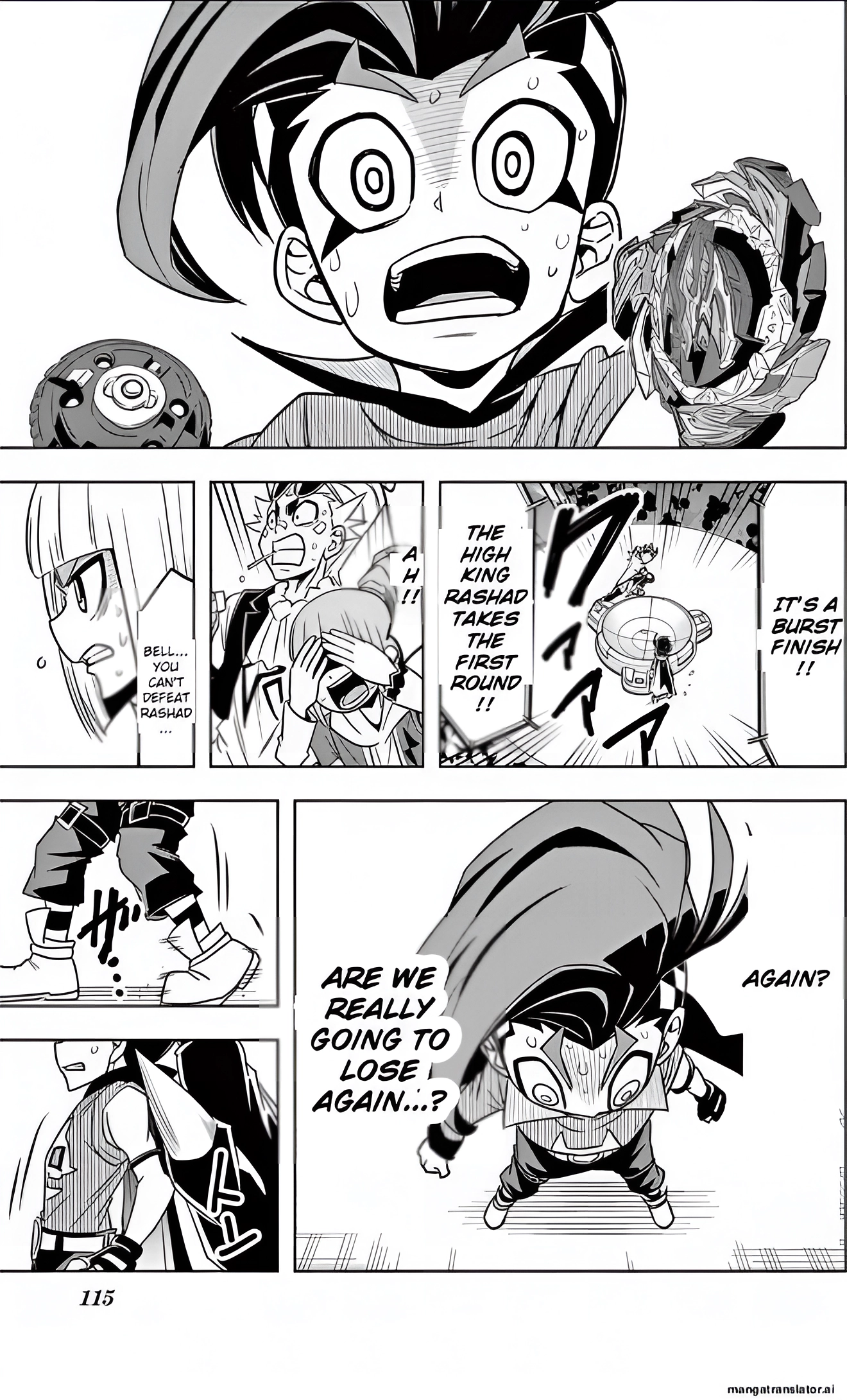 Read Beyblade Burst chapter 108 image 18 on Lezhin