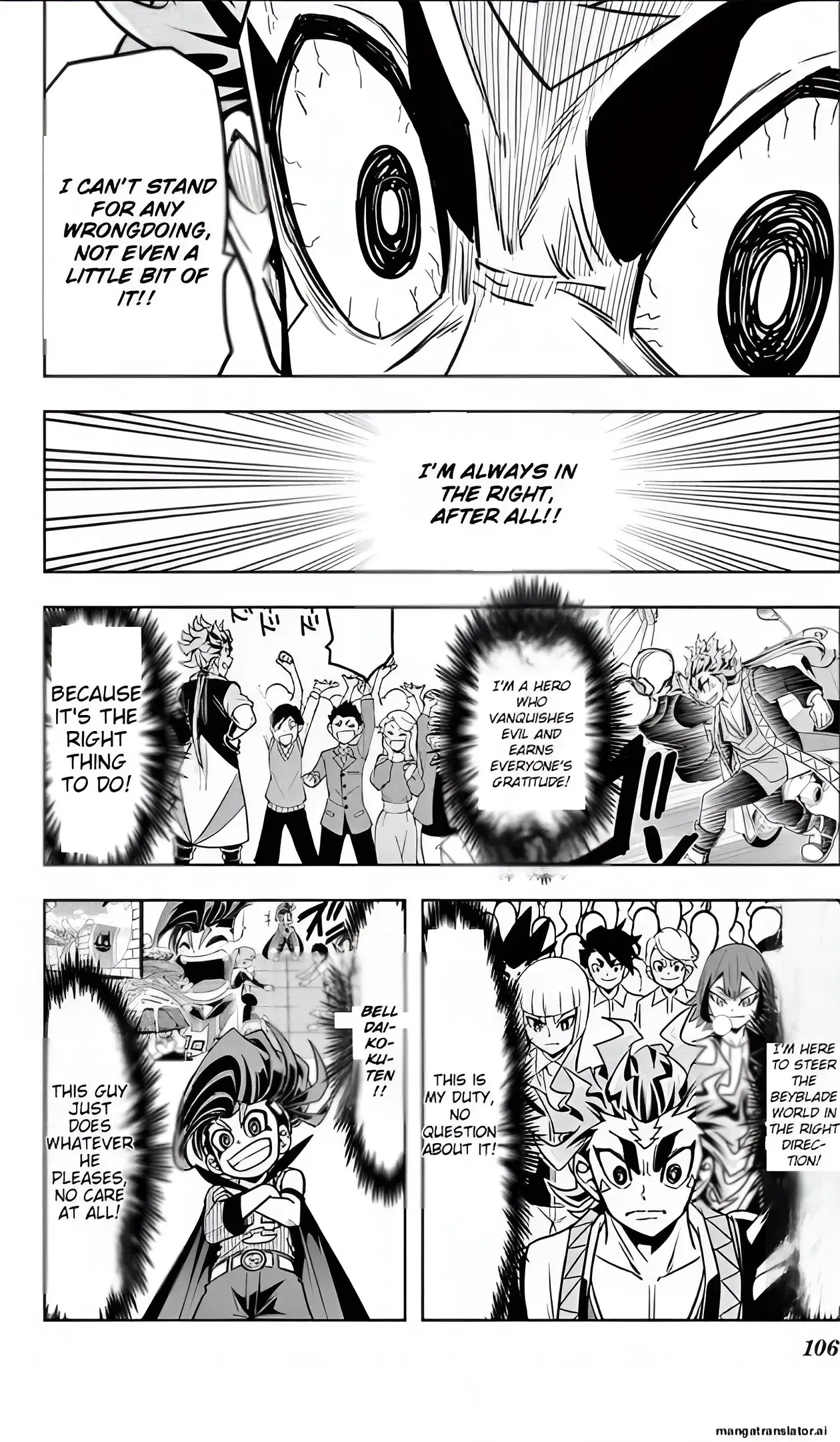 Read Beyblade Burst chapter 108 image 9 on Lezhin