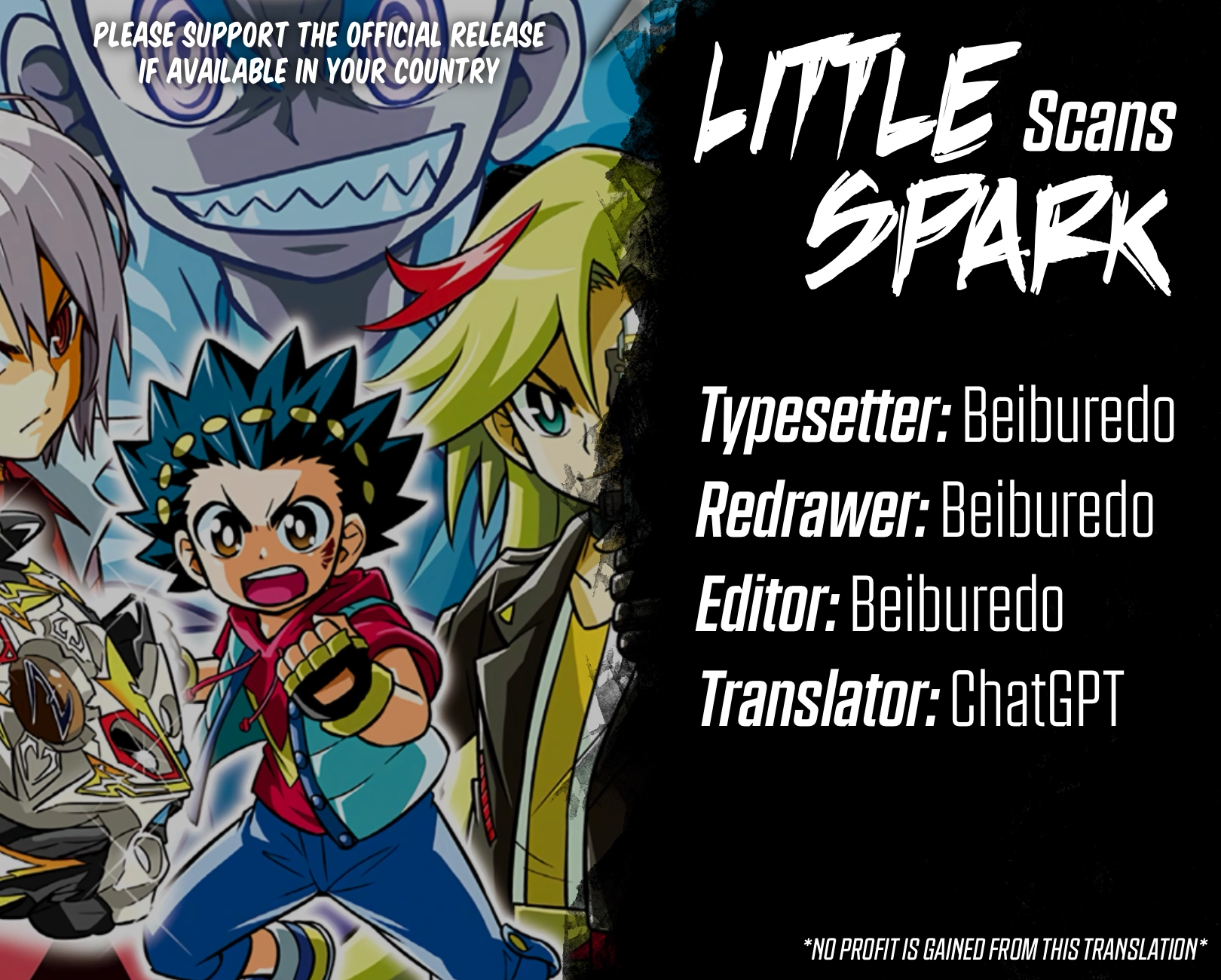 Read Beyblade Burst chapter 22 image 1 on Lezhin