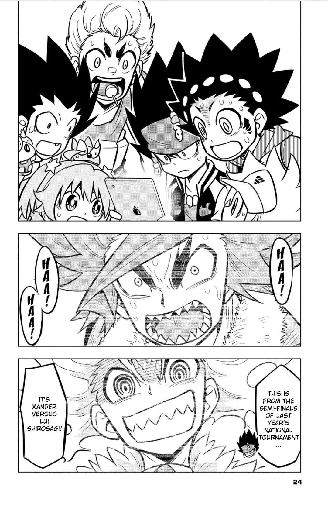 Read Beyblade Burst chapter 24 image 1 on Lezhin