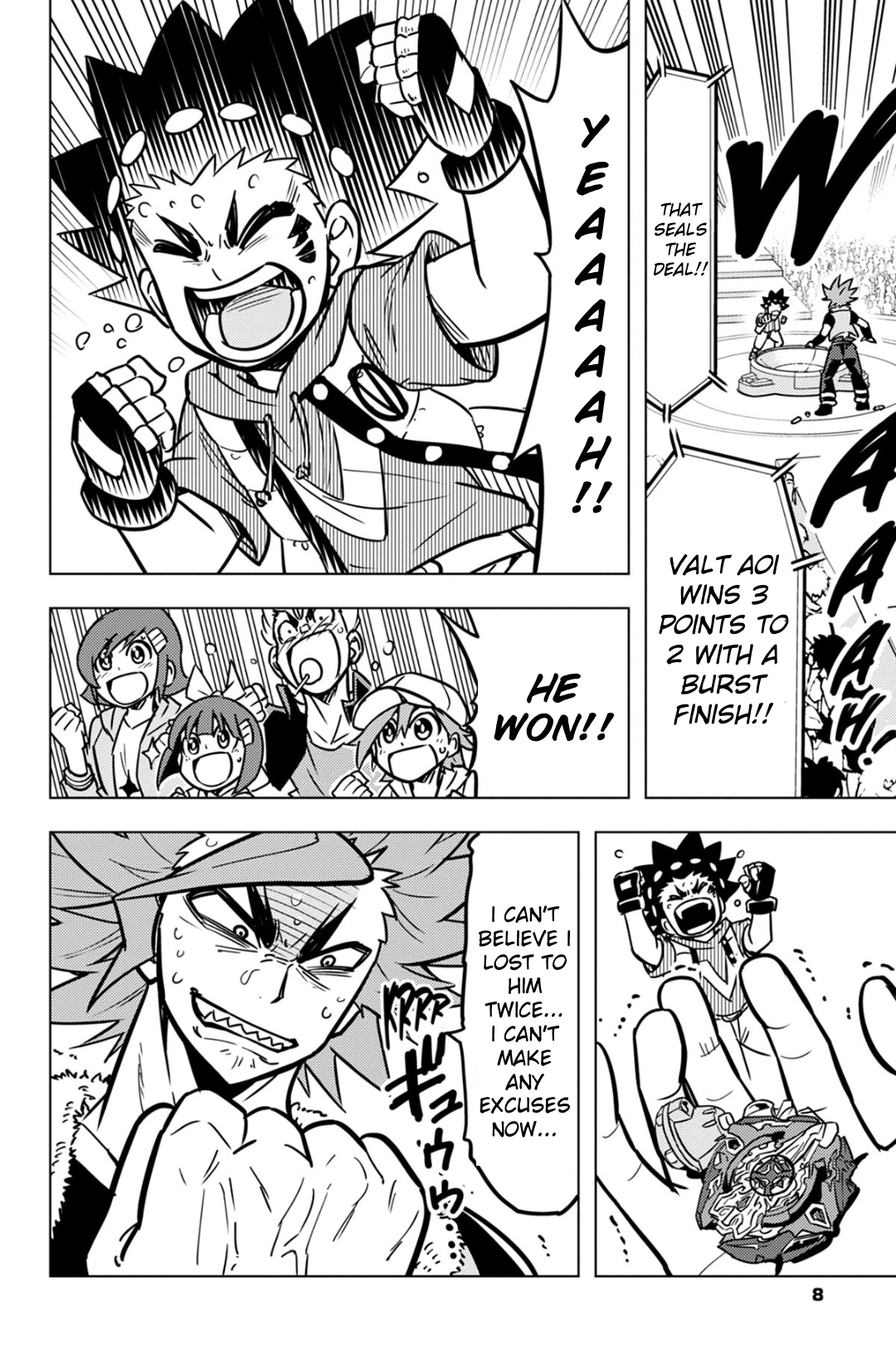 Read Beyblade Burst chapter 39 image 3 on Lezhin
