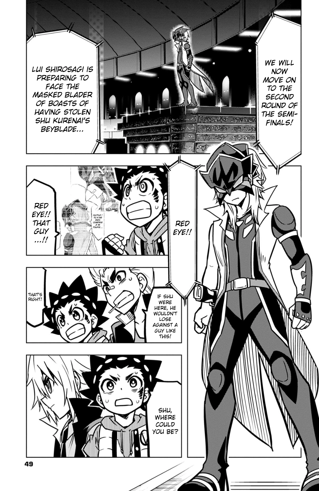 Read Beyblade Burst chapter 40 image 7 on Lezhin