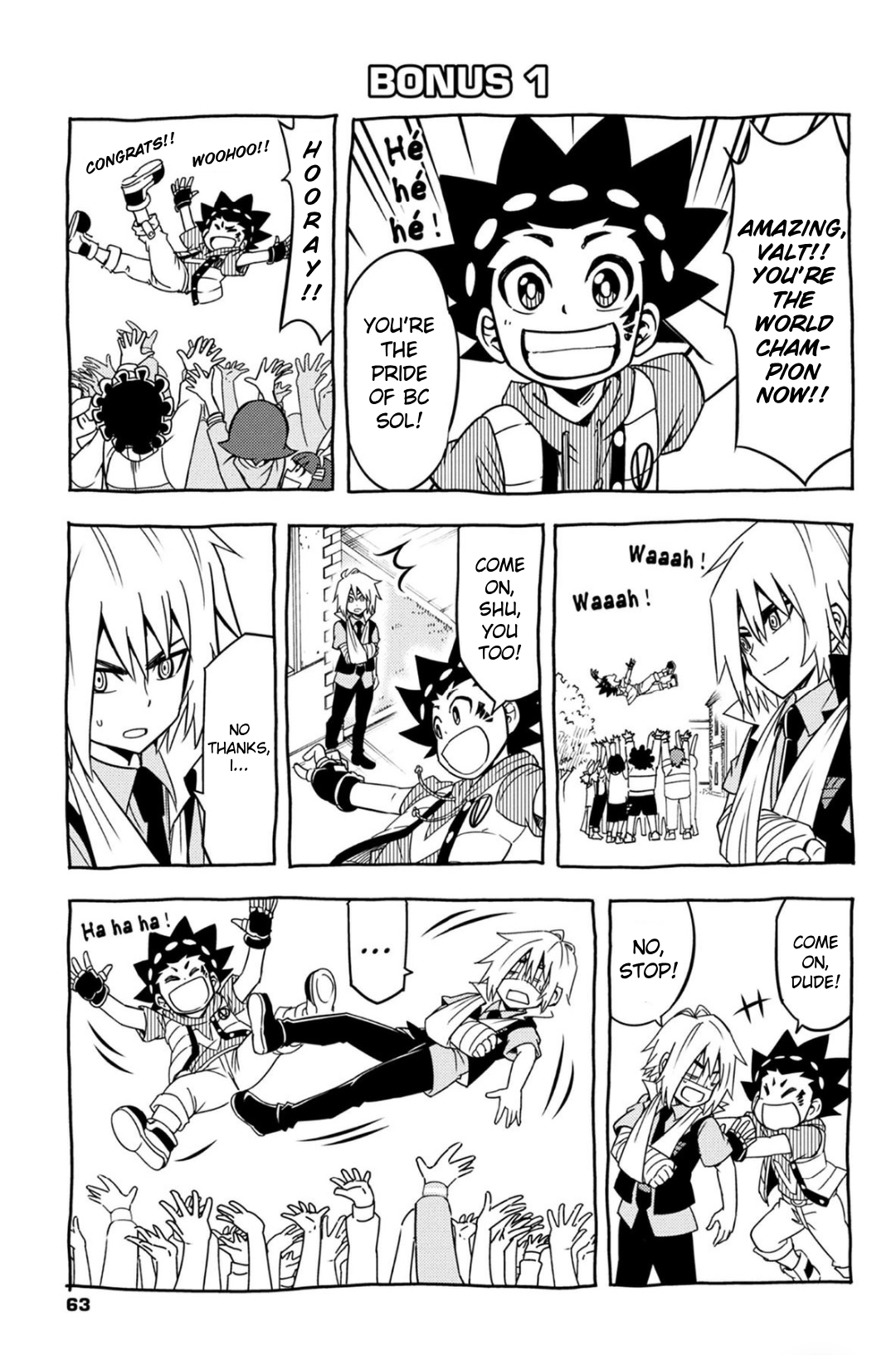 Read Beyblade Burst chapter 45 image 16 on Lezhin