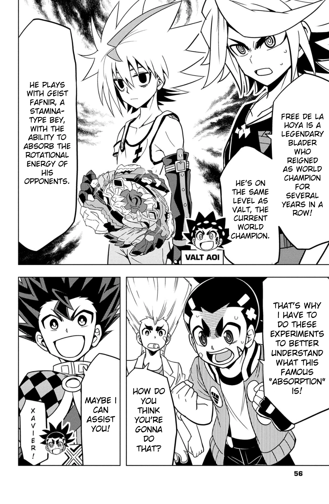 Read Beyblade Burst chapter 56 image 3 on Lezhin