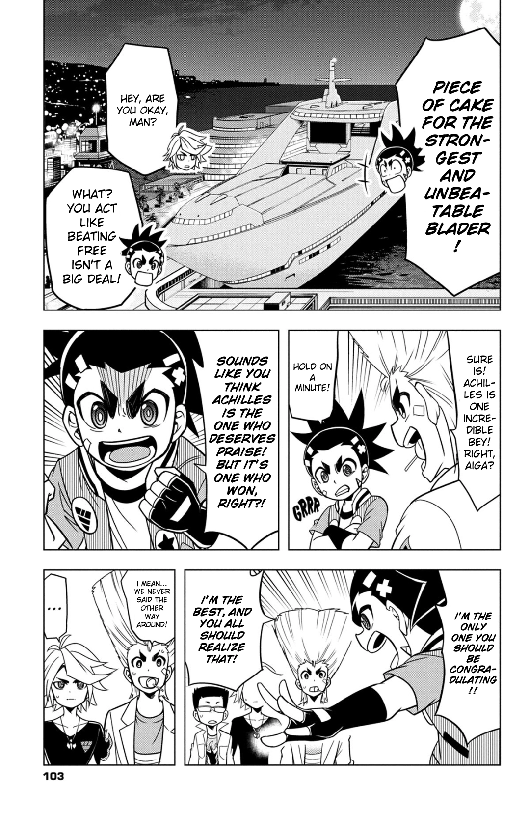 Read Beyblade Burst chapter 58 image 2 on Lezhin