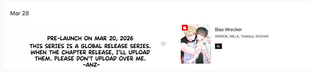 Read Bias Wrecker chapter 0.1 image 7 on Lezhin