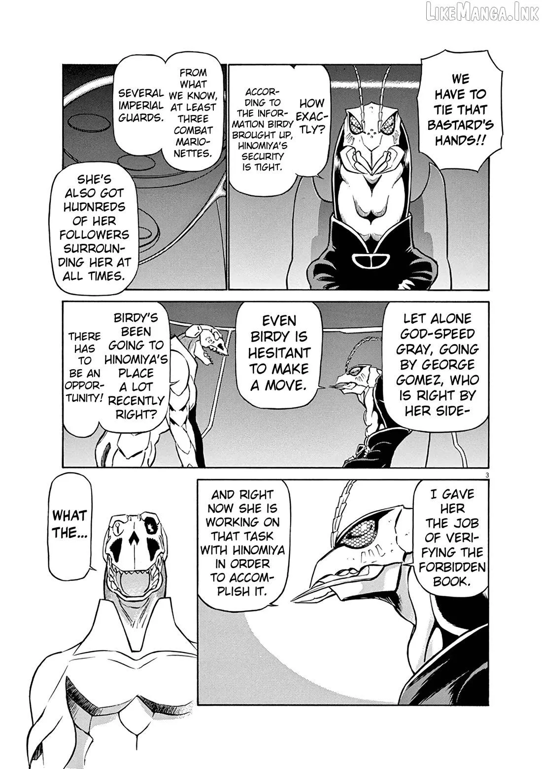 Birdy the Mighty Evolution Chapter 128 page 3 - 